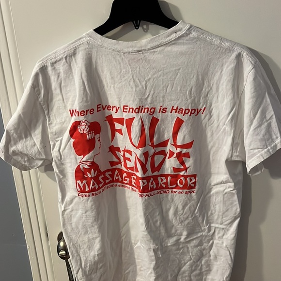 Full send limited edition white tee - Picture 2 of 2